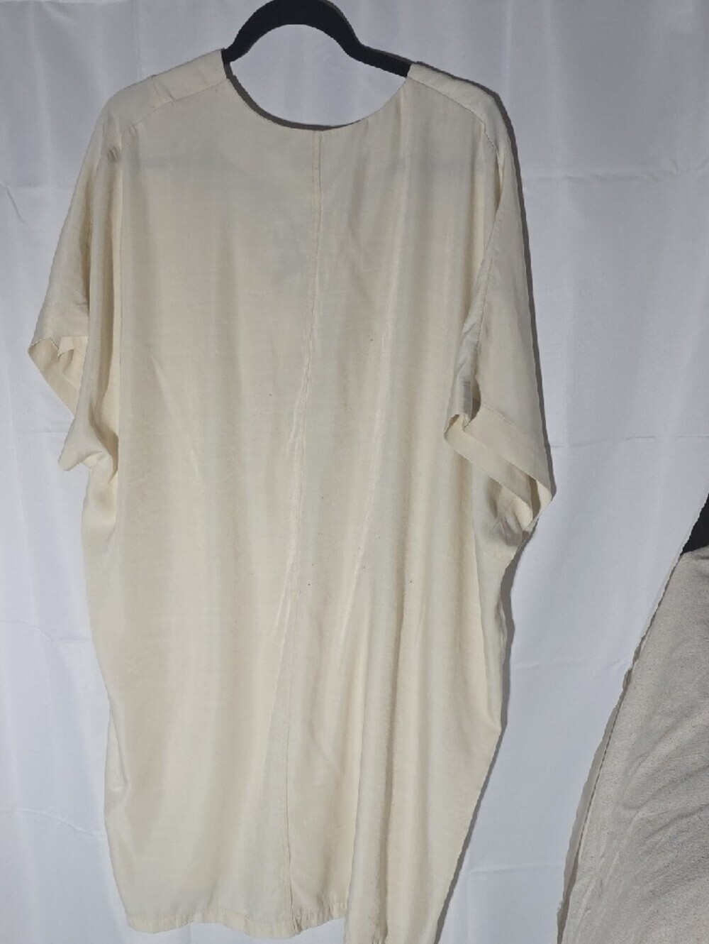 Gibson Latimer Cream V-Neck Tunic Dress Size XXL - Picture 5 of 13